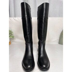 La Canadienne Passion Black Leather Ridding Boots Women's 5 Equestrian knee High